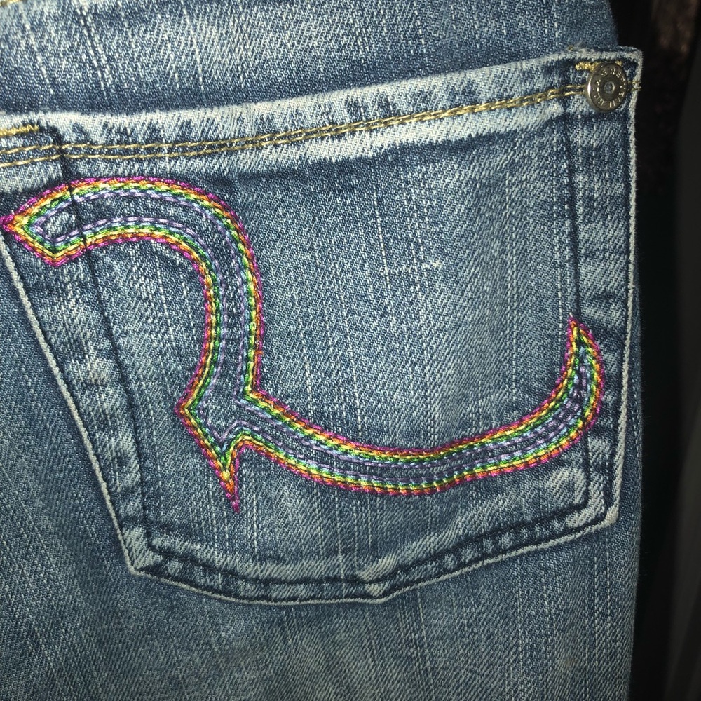 Rock & Republic rainbow "R" jeans size 28